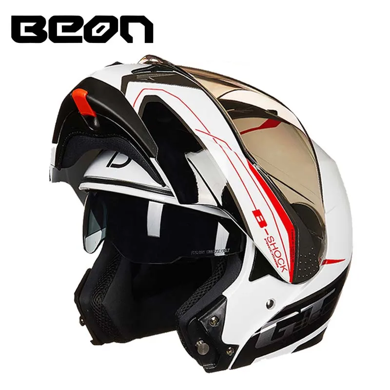 2017 Winter BEON B700 Racing motorcycle Helmet flip up MOTO open face dirt biker motorbike motocross off road safety helmets
