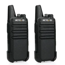 2 шт. Retevis ручной домофон RT22 перезаряжаемая рация 2 Вт 16 каналов VOX PTT Civil License-free двусторонний набор радио