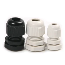 10 шт. высокое качество PG7 PG11 3,5-6 мм 4-8 мм водонепроницаемый нейлоновый кабельный ввод Водонепроницаемая прокладка пластиковый водонепроницаемый разъем