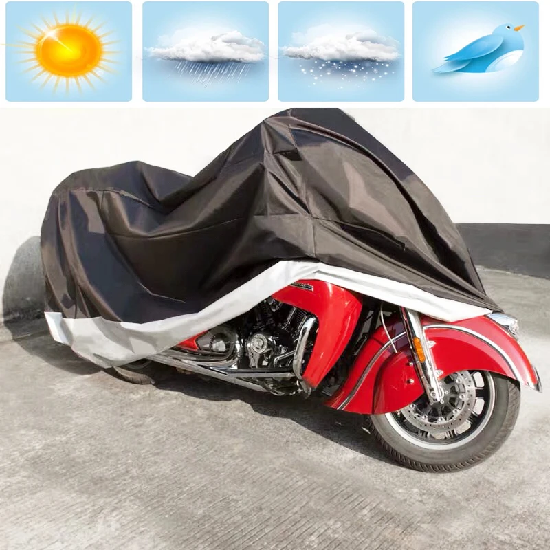 XXXL XXXXL новые покрышки для мотоциклов водонепроницаемый дышащий Открытый Мотоцикл Скутер дождевик УФ защитное покрытие