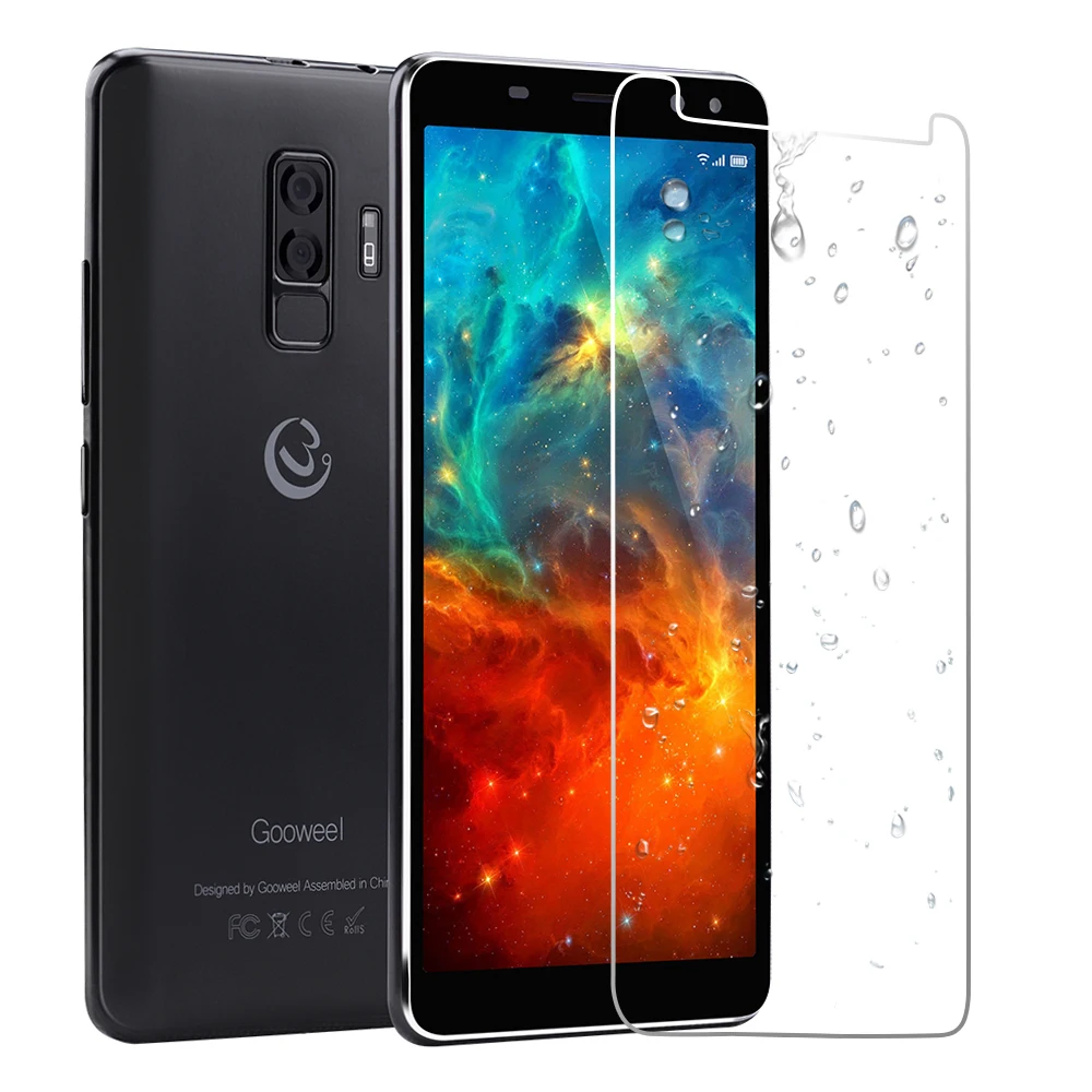 

For GOOWEE S9 Smartphone Screen Protector Toughened Glass Membrane Premium Tempered Glass Protective Film Guard