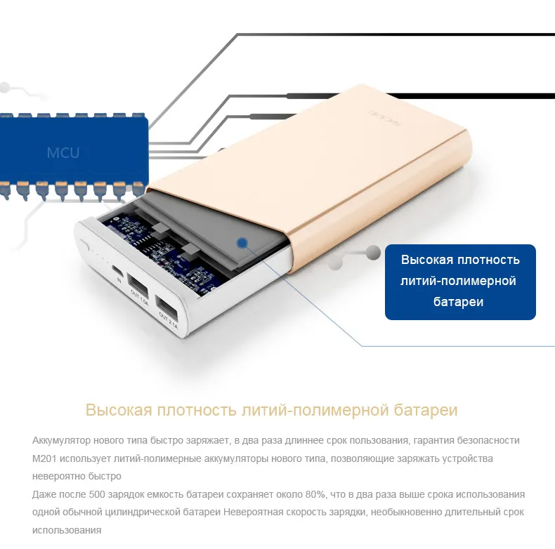 Scud полимер power bank мини тонкий 20000 мАч внешний портативный аккумулятор мобильное зарядное устройство dual usb powerbank 20000 мАч