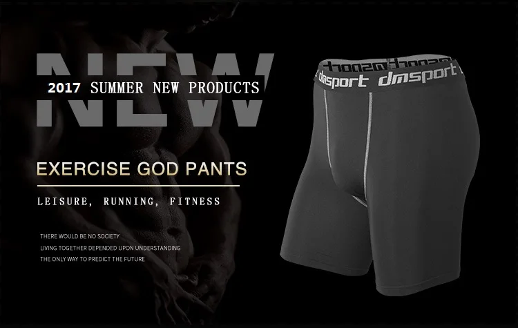 Men's Tight Shorts Training Compression Fit Quick Dry High Elastic Summer Workout Male Gym Slim Fitness Hot Sale Men Sport Tight (5)