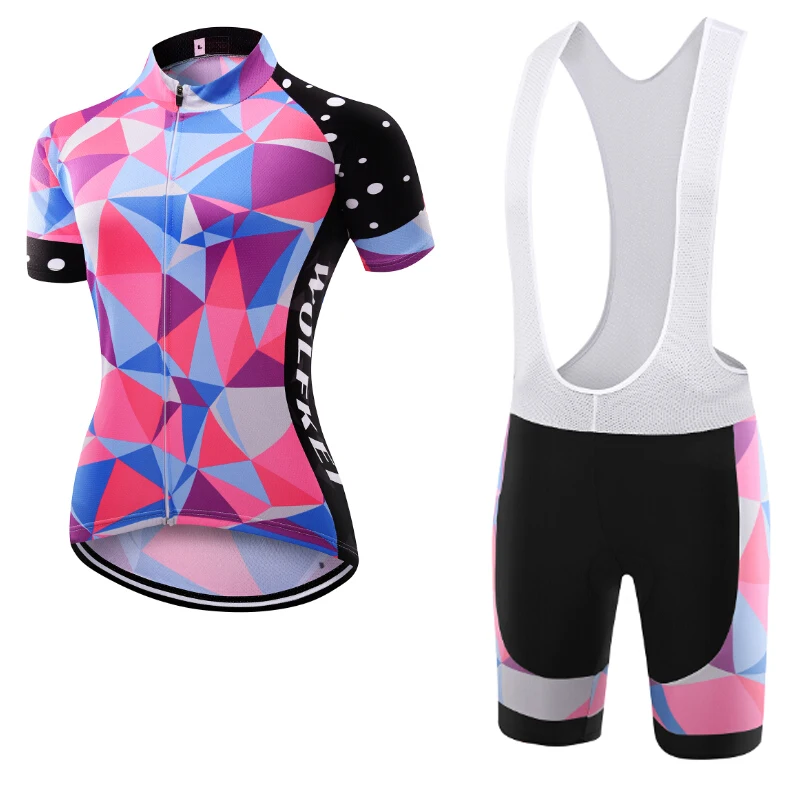 

Wolfkei 2019 New Style Ropa Ciclismo Cycling Jersey/Breathable Bicycle Cycling Clothing/Quick-Dry Bike Sportswear women