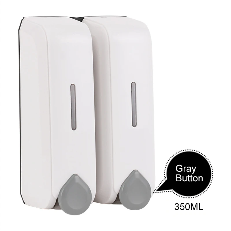 

350 ml double head liquid soap dispenser fashion soap dispenser wall mounted shower soap bottle bathroom toilet kitchen