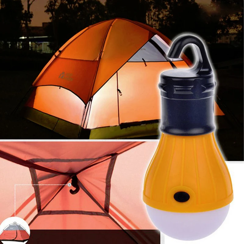 

Hiking Energy Saving Lamp Portable Emergency Camping Tent Soft Light Outdoor Hanging SOS 3 LED Lanters Bulb Fishing Lantern