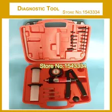 Профессиональный Автомобильный Ручной вакуумный насос сливной аппарат для тормозной жидкости/прибор для измерения кровяного давления Тест Тестер Утечки диагностический набор инструментов