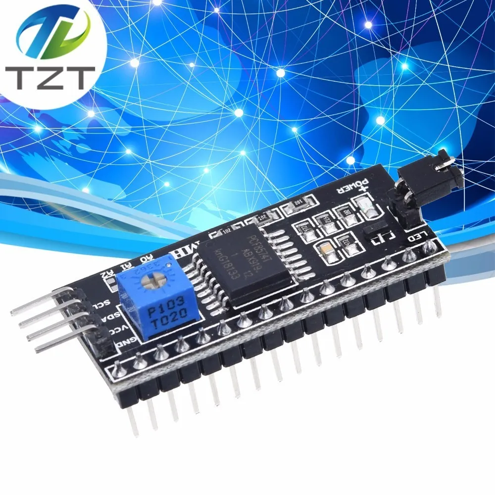 IIC//I2C//TWI//SPI Serial Interface Board Modul Arduino LCD Display 1602 2004 AHS