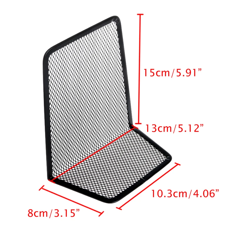 1 пара металлическая сетка для стола Органайзер настольный офисный домашний держатель для книг черный