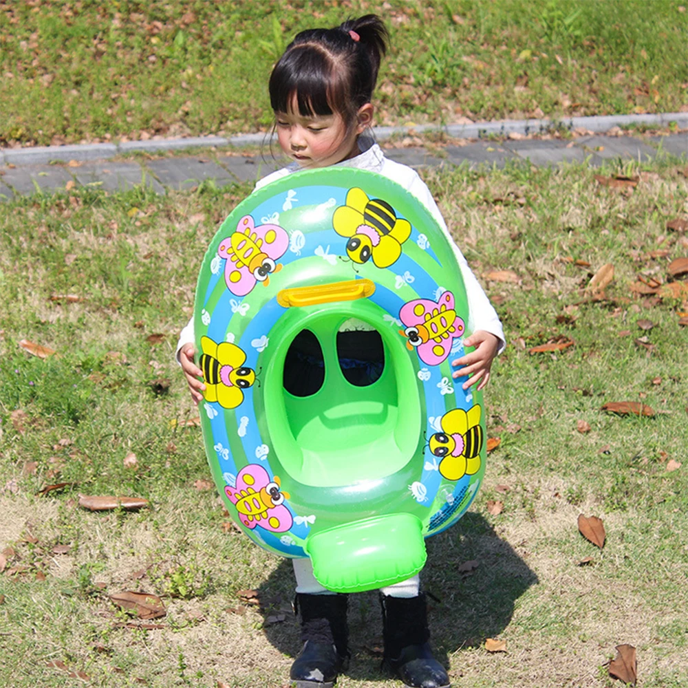 price reduction Cute Cartoon Pattern Kids Baby Child Swim Pool Water Sports Inflatable Float Swimming Laps Rings Se