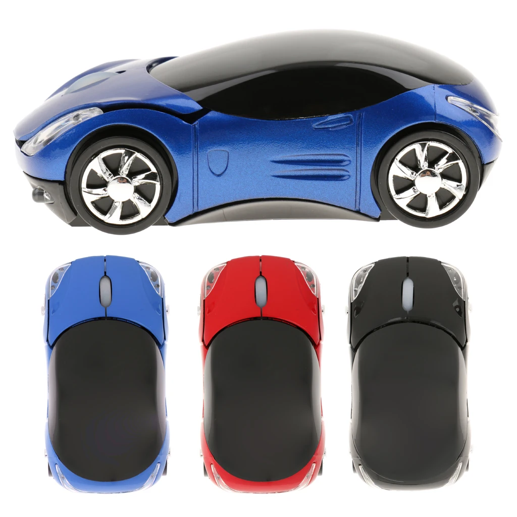 

2.4G 1600DPI Mouse USB Receiver Wireless Light Car Shape Optical Mice