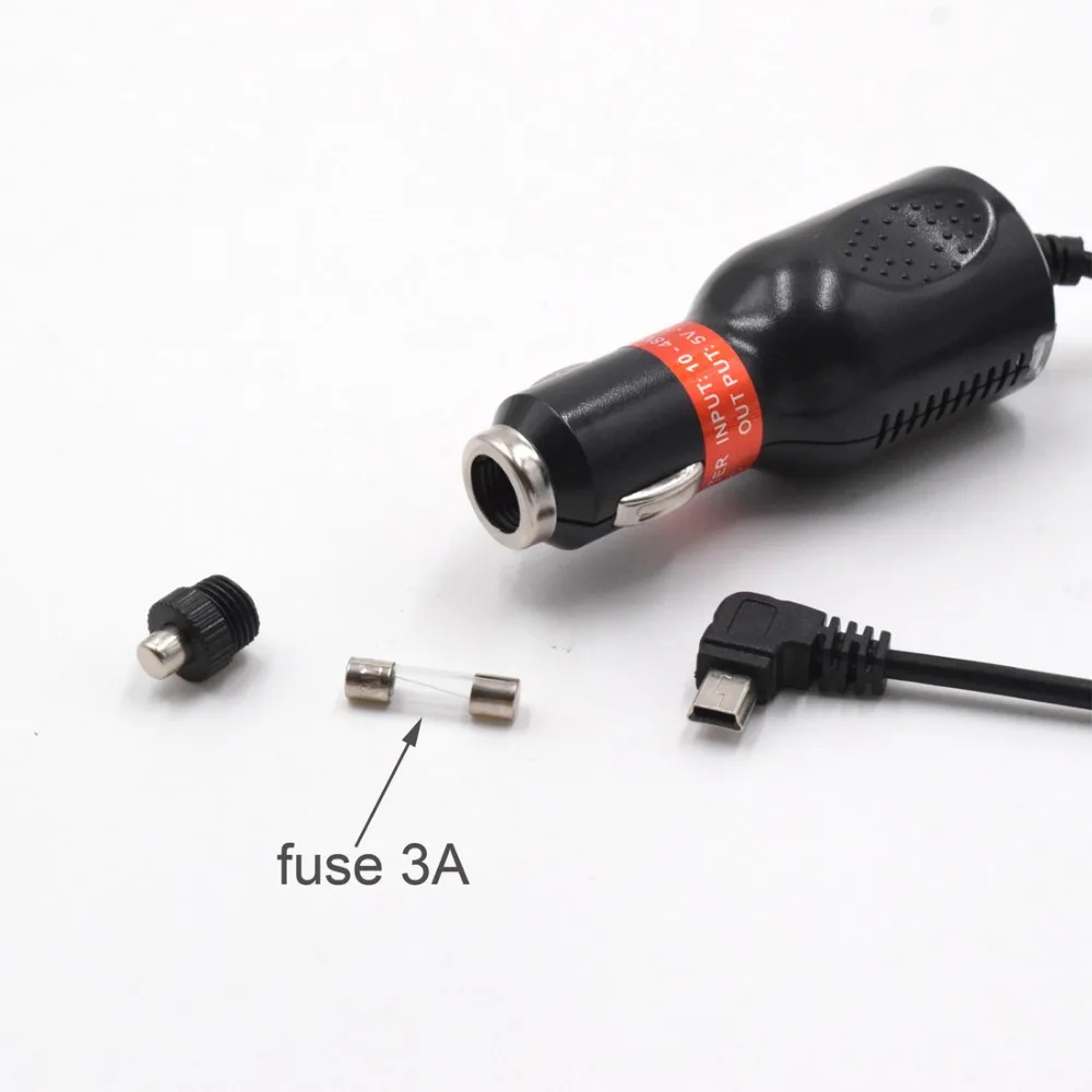XCGaoon изогнутый мини USB 5V 1.5A автомобильное зарядное устройство для gps-навигатора/Автомобильный видеорегистратор камера подходит 12V 24V автомобиль и грузовик кабель 1,2 m(3.93ft