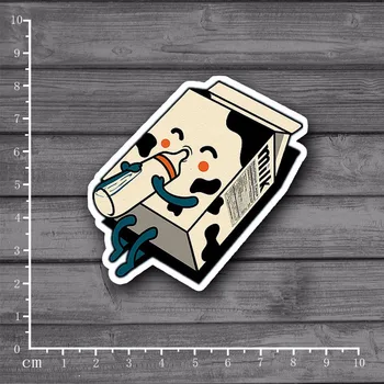 

Exclusive Milk Drink Milk On Notebook Laptop Stationery Stickers For Kids DIY Toys Car Styling Skateboard Luggage Motor[Single]