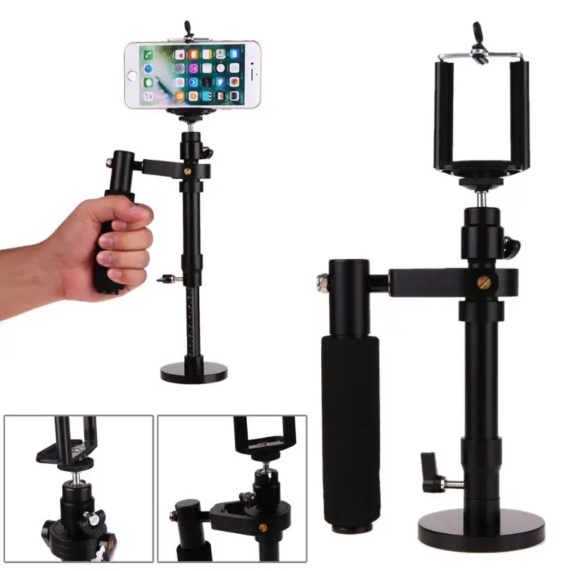قابل للتعديل المحمولة تصوير الفيديو المثبت Steadycam Steadicam ل SJCAM Gopro كاميرات DSLR ل فون سامسونج الهاتف الذكي