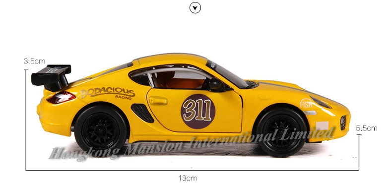 132 Diecast Car Model For ThePorsche Cayman Race (10)