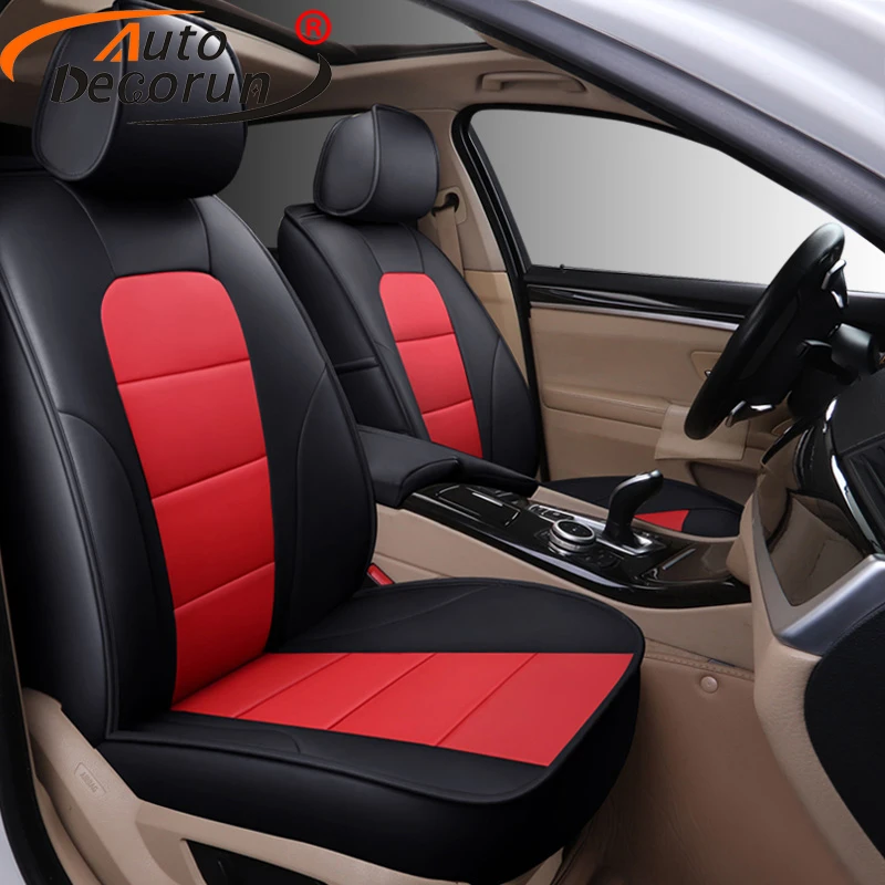 AutoDecorun Exact Fit Genuine Leather Seat Covers for Toyota FJ Cruiser Accessories Seat Cover