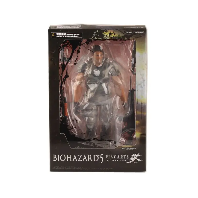 

PLAY ARTS KAI Biohazard 5 Resident Evil 5 Chris Redfield PVC Action Figure Collectible Model Toy