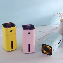 Увлажнитель воздуха usb бесшумный мини цилиндрический увлажнитель воздуха очиститель воздуха для дома и автомобиля небольшой офисной мульти-функциональный увлажнитель