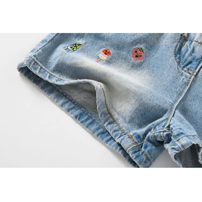 Повседневные штаны для маленьких девочек новые летние модные детские шорты с цветочным рисунком Капри пляжные штаны детские шорты-бермуды, короткие штаны для девочек