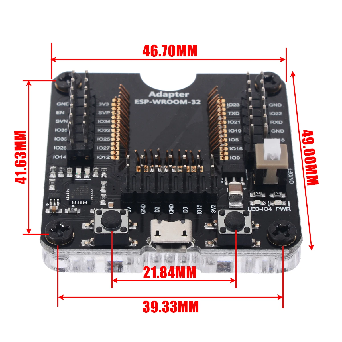 Лидер продаж 1 шт. ESP модуль программатор инструмент ESP32 адаптер гнездо для ESP-WROOM-32 модуль Mayitr