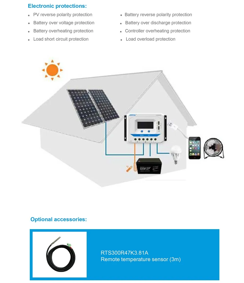Solar com Display Controladores Vs4548au Vs6048au Sistema Lcd 12v 24v 36v 48v Trabalho Automático 45a 30a 60a Vs3048au 3 45a 30a 60a controladores vs3048au vs4548au vs6048au