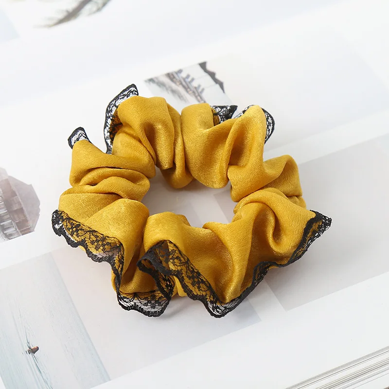 Корейский Modis элегантные Kawaii кружевные женские эластичные резинки для волос галстук-резинка для девочек винтажная Милая резинка для волос для хвоста зажим для волос аксессуары