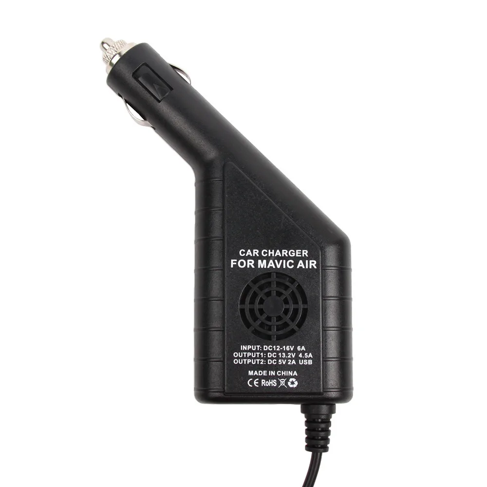 2 в 1 USB Автомобильное зарядное устройство пульт дистанционного управления зарядное устройство для DJI Mavic AIR Drone 15J Прямая поставка