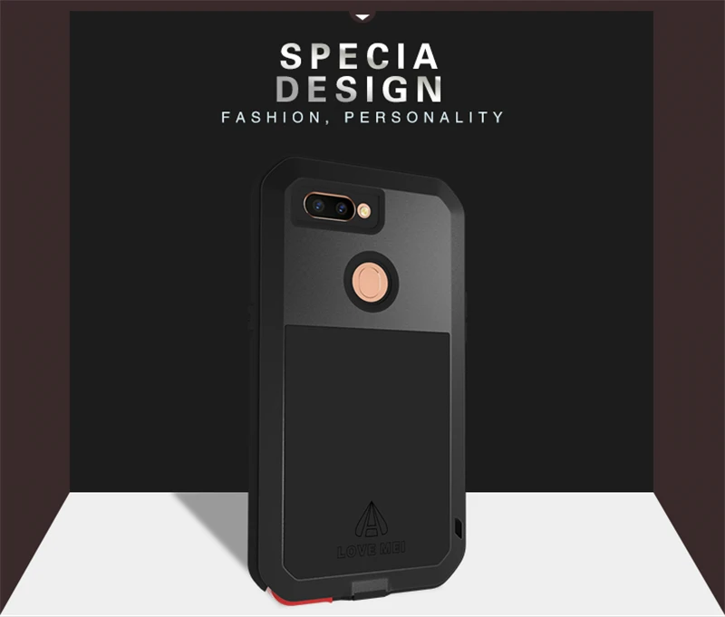 Love Mei Metal Armor Case For OPPO R11s (8)
