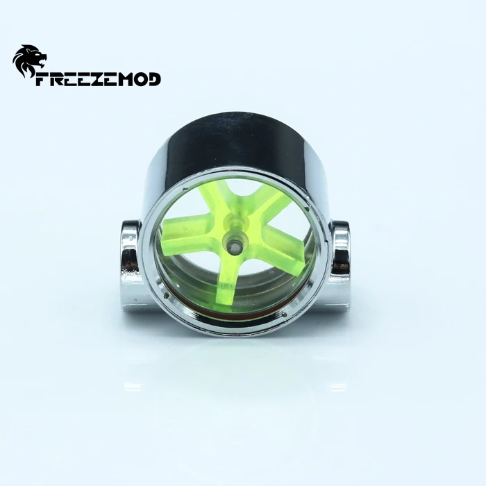 

FREEZEMOD Metal Water(Liquid) Cooling Flow indicator for computer water cooling. SLJ-SJ1