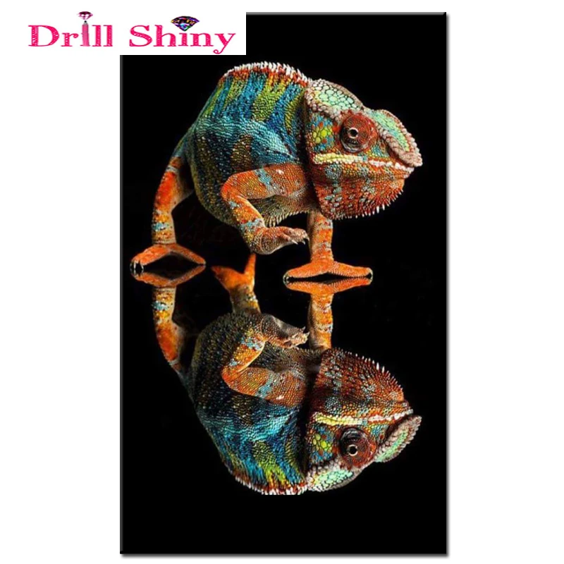 

Drill Shiny Diy Diamond Embroidery Animal Full Square Drill Diamond Mosaic Hobby Rhinestones Paintings
