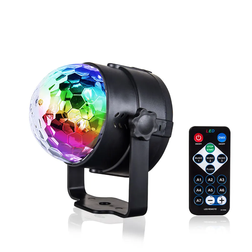 Atcommбыл светодиодный USB этап красочные света ИК-пульт Управление автомобиля Подсветка Салона Авто Декоративные Атмосфера RGB вечерние KTV диско DJ лампы