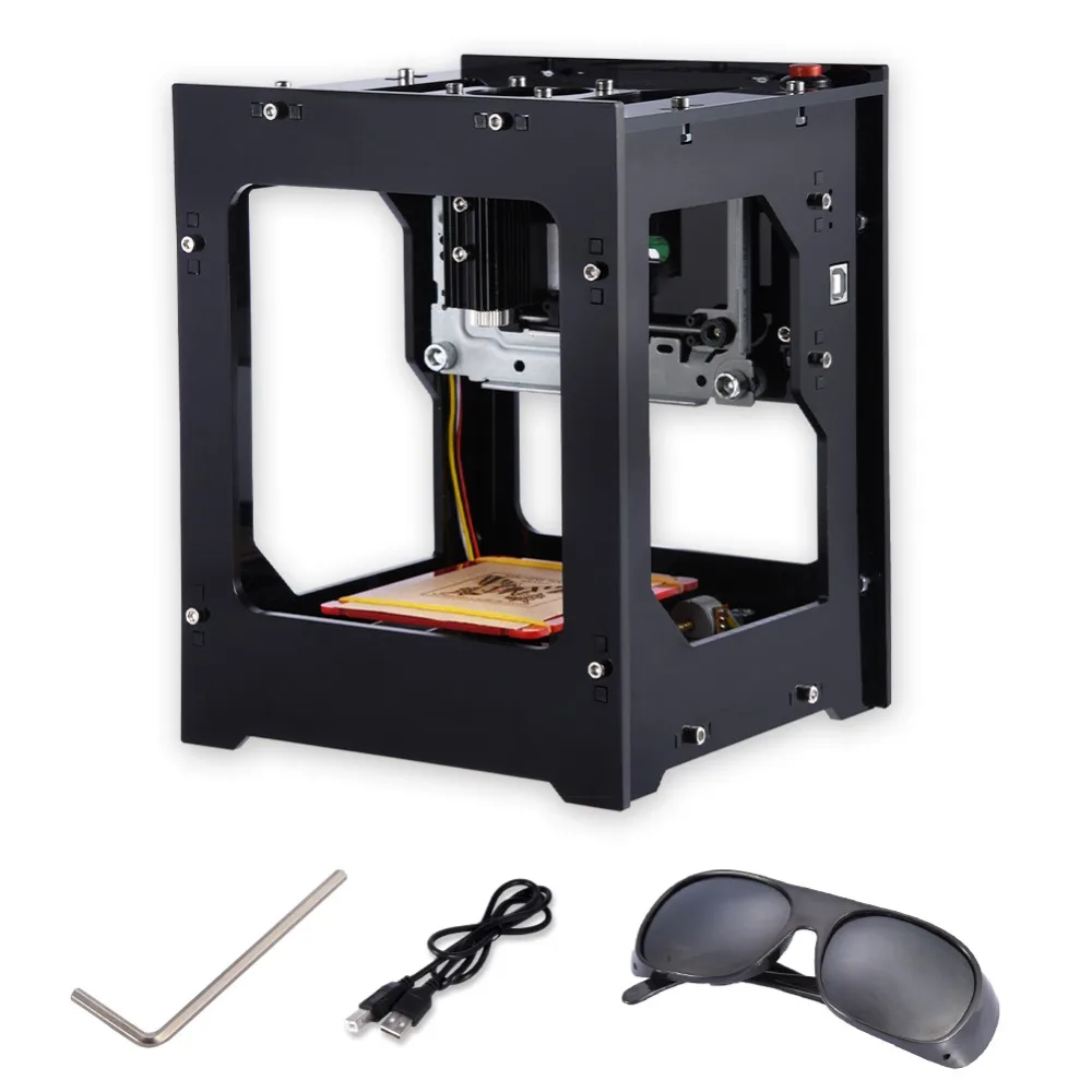 DK BL Bluetooth 1500mw Laser Engraver Bitmap Laser Printer Carver