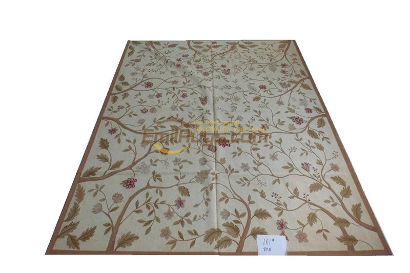 

carpet living room aubusson rug wool rug 244CMX305CM 8 'X 10' 161 gc125aub yg19