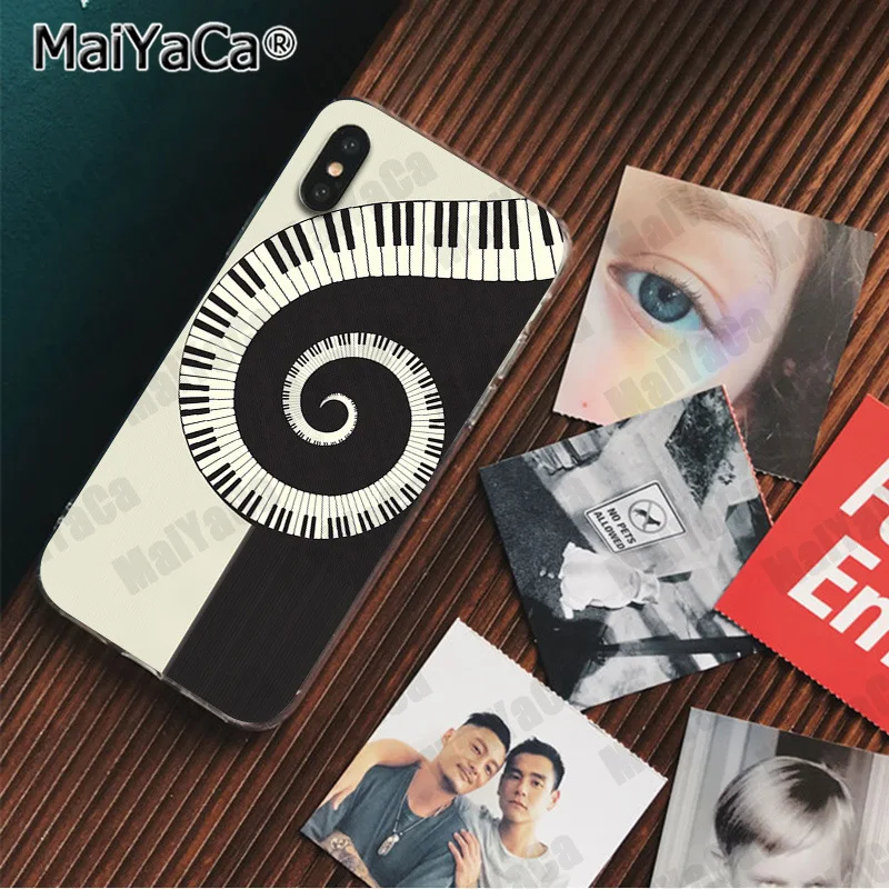 MaiYaCa музыка пианино клавиатура клиент высокое качество чехол для телефона для Apple iphone 11 pro 8 7 66S Plus X XS MAX 5S SE XR крышка - Цвет: A13