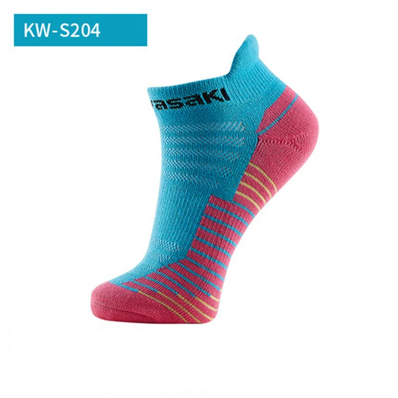 Бренд KAWASAKI Женские Дышащие носки для бега хлопковые нескользящие спортивные высококачественные чулки носки для бега и велоспорта женские