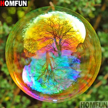 

HOMFUN Full Square/Round Drill 5D DIY Diamond Painting "Bubble tree" 3D Embroidery Cross Stitch 5D Decor Gift A13218