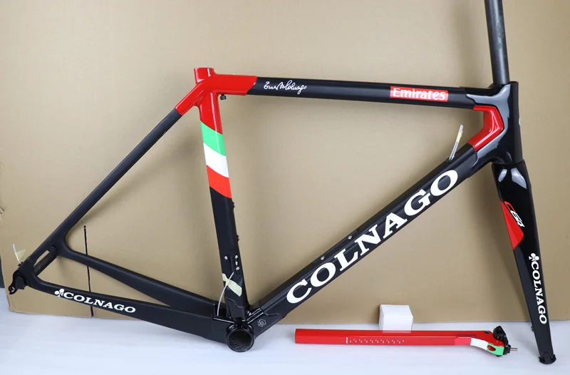 Colnago C64 углеродный шоссейный велосипед рама прямое Крепление тормоза, углеродный руль для велосипеда рамка, больше цветов доступны дороги углерода Комплект