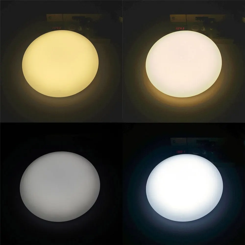 Светодиодный потолочный светильник ультра-тонкий круглый простой деревянный современный светильник утопленное украшение
