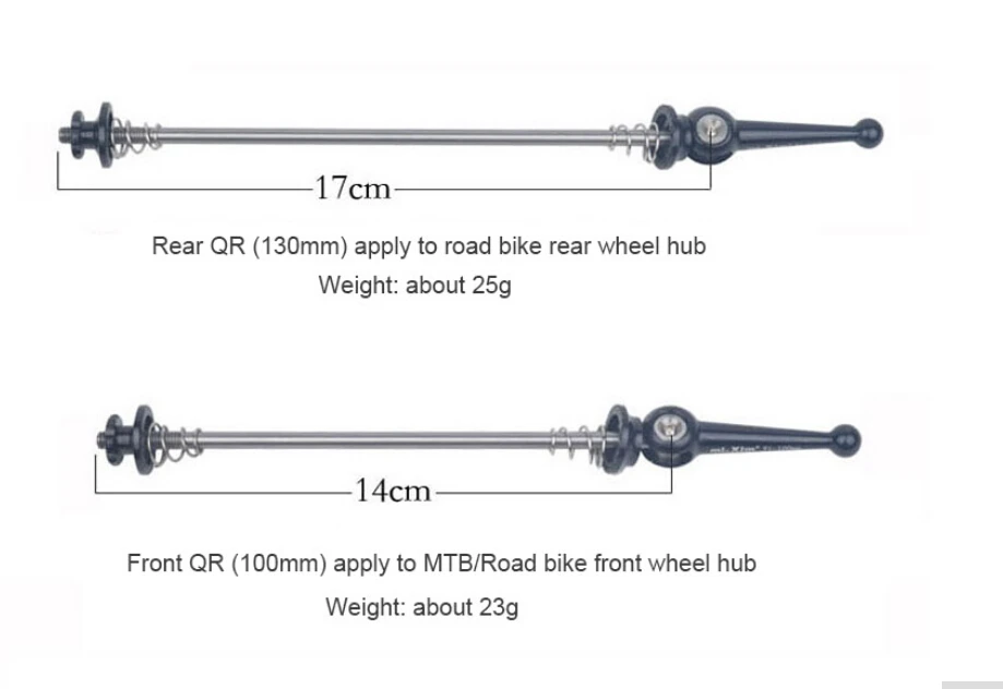 Супер легкие и дешевые ti/Титан MTB дороге велосипед Quick Release ступицы QR спереди и сзади шампур