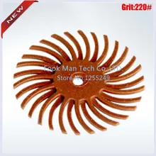 3M радиальные щетины кисти для ювелирных изделий, красный цвет, Зернистость: 220#, " диаметр, 100 ПК пакет, высокое качество, низкая цена