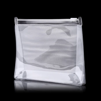 

Transparent PVC Cosmetic Bag Portable Waterproof Zipper Travel Makeup Organizer