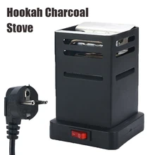 Уголь для кальяна плита Нагреватель мини квадратный уголь печь горячая плита уголь горелка аксессуары для трубок с ЕС вилка кабель черный