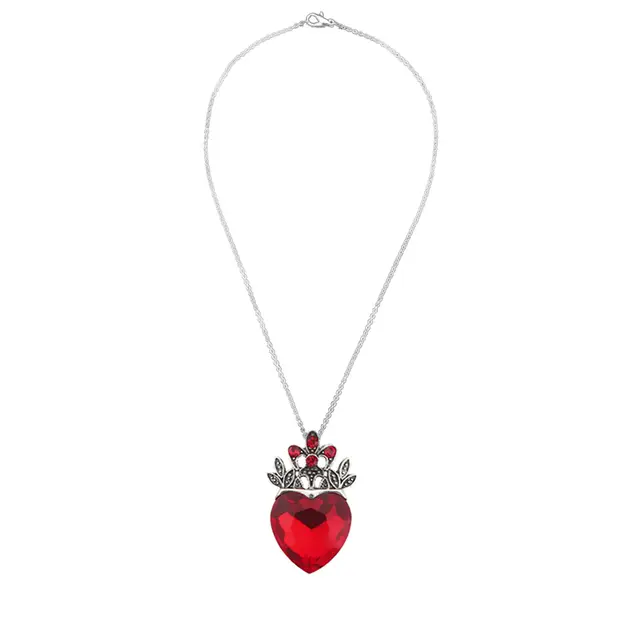 Us 7 72 25 Off 2pcs Valentine S Day Gift Evie Necklace Descendants Red Heart Crown Queen Of Hearts Costume Fan Women Jewelry In Us 7 72 25 Off 2pcs Valentine S Day Gift Evie Necklace Descendants Red Heart Crown Queen Of Hearts Costume Fan Women Jewelry In