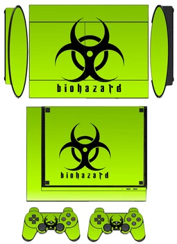 

Biohazard Q253 Vinyl Skin Sticker Protector for Sony PS3 Super Slim 4000 and 2 controller skins Stickers