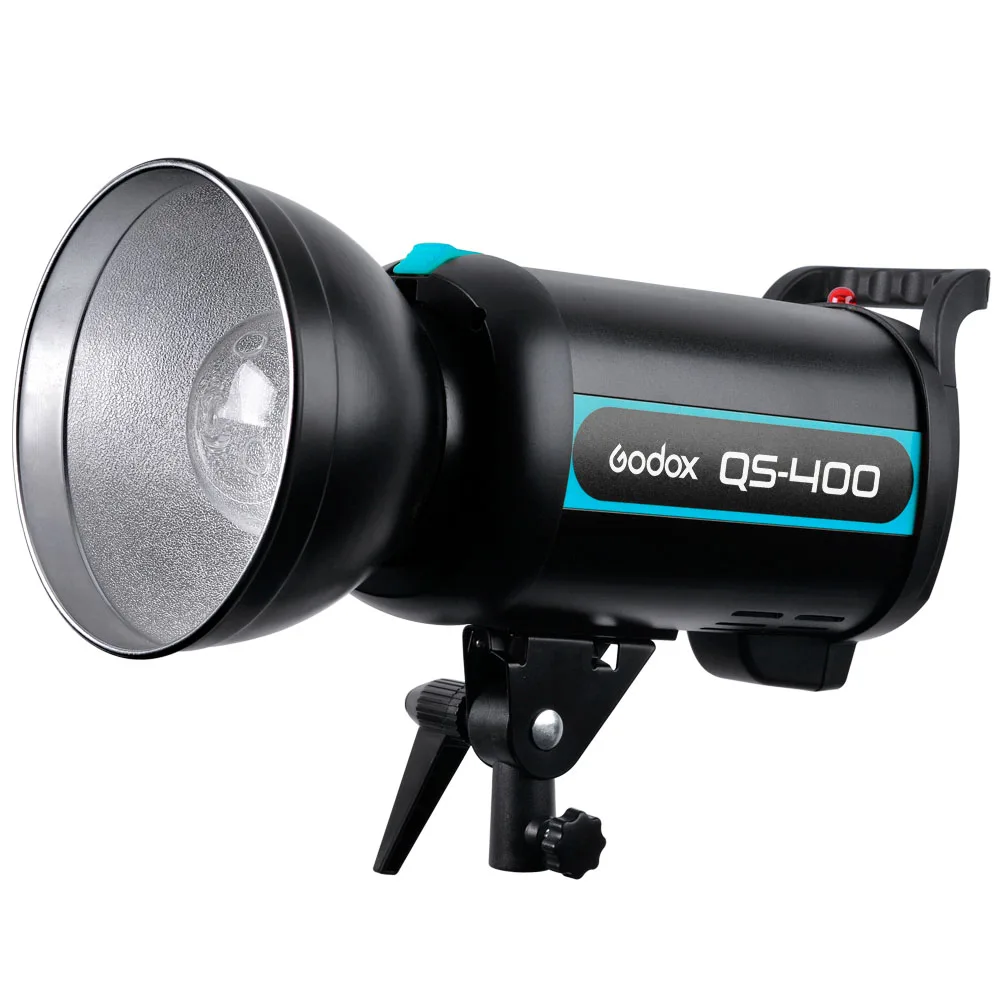 Godox QS400 5600 К 400Ws 110 В~ 220 В студийный стробоскоп фотовспышка лампа освещения 0,3~ 1,5 S время перезарядки 8A предохранитель для студийных фотографов