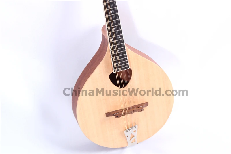 Верх из твердой ели/Sapele Back& Sides/Afanti Irish Bouzouki mandolin(AMB-101