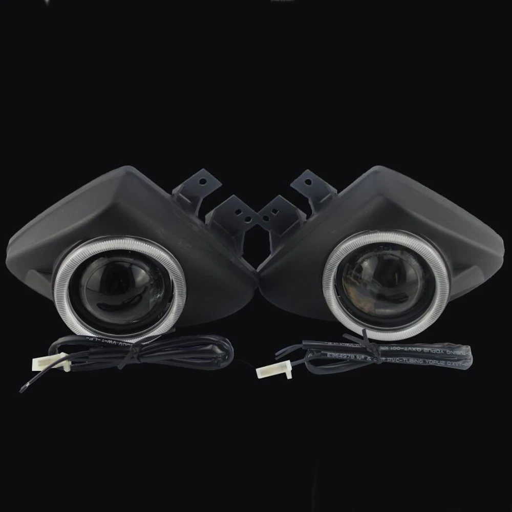 

Front bumper headlight bifocal lens sport HID Xenon Halogen fog light lamp holder house Angel eyes for BMW 5 SERIES F10 F11