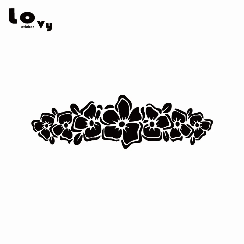 8 Plumeria Flowers Lei Window Sticker Vinyl Decal Hawaii Aloha Tropical Flower Ebay