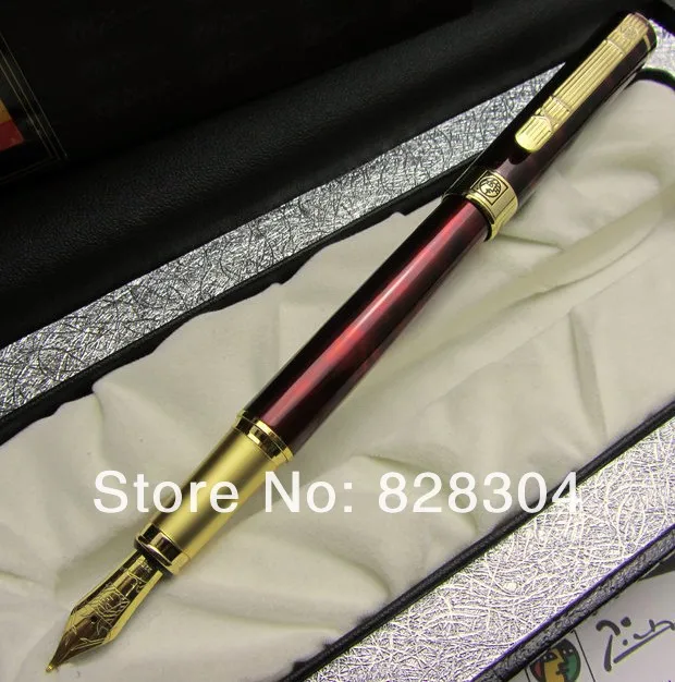 

FREE SHIPPING PICASSO 902 NOBLE RED STRIPES M NIB FOUNTAIN PEN DREAM WITH ORIGINAL BOX