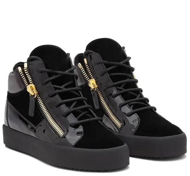 関税込【HYSTERIC GLAMOUR】Side zip high top sneakers ASK availability)HYSTERIC GLAMOUR Side-Zip High-Top Sneakers